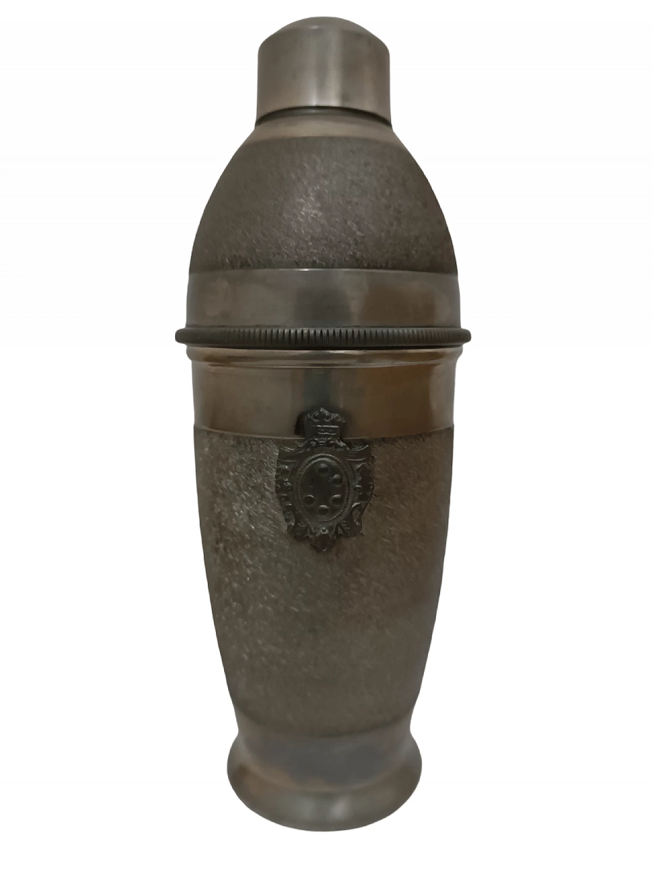 Pewter shaker with heraldic crests 6