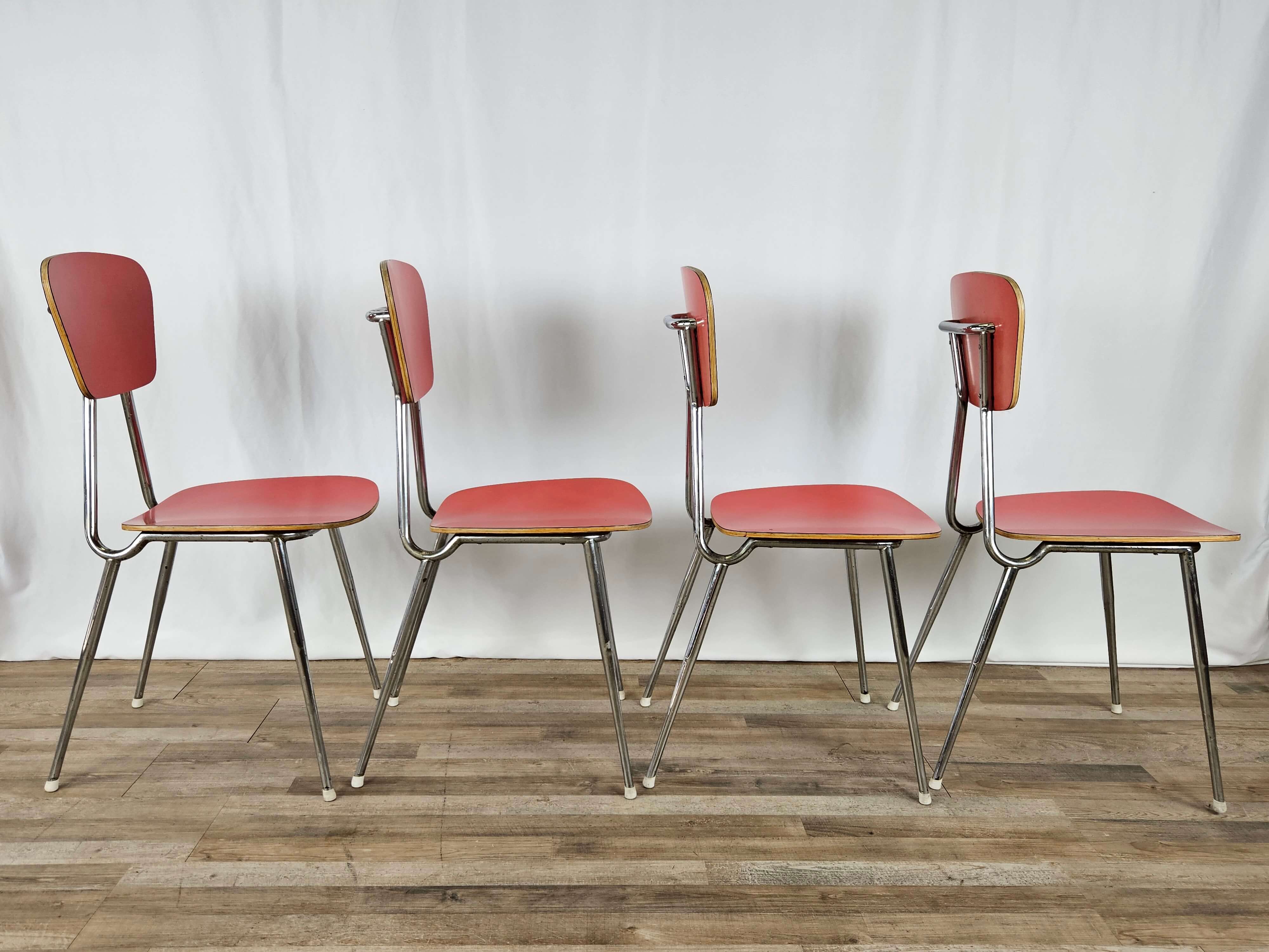 1970s formica kitchen discount table and chairs