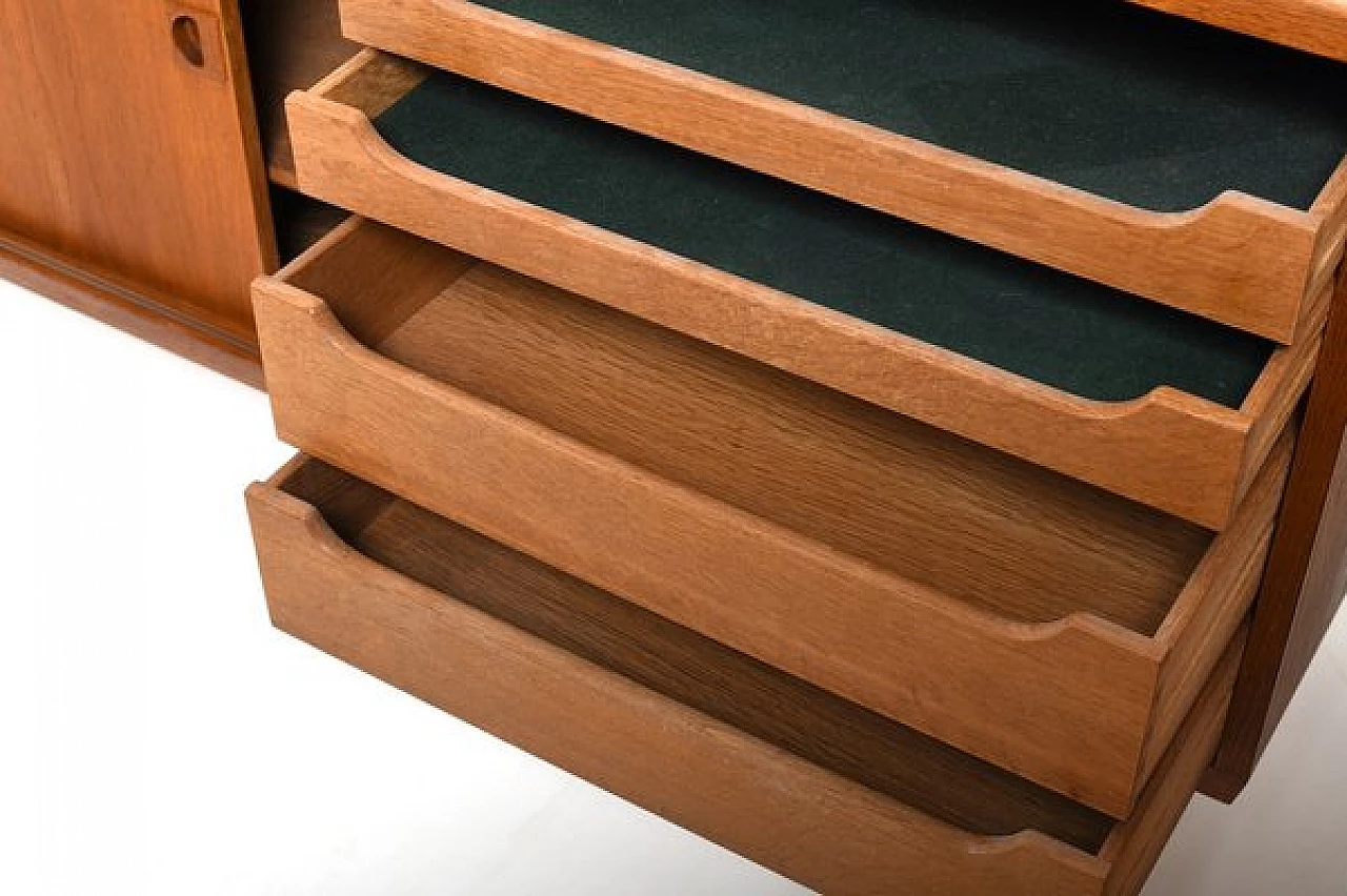 Danish oak sideboard, 1960s 4