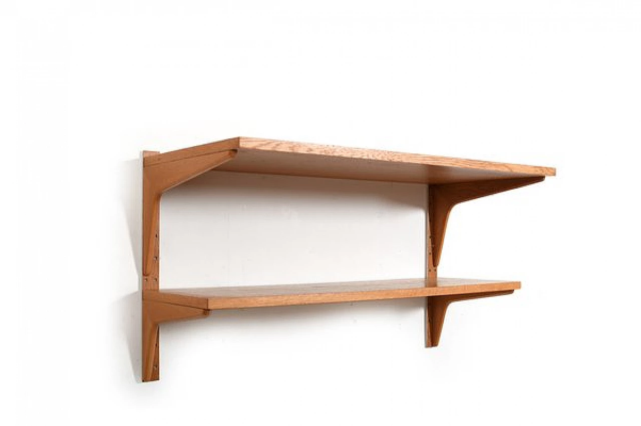 Oak bookcase by Thygesen & Sørensen for HG Furniture, 1960s 1