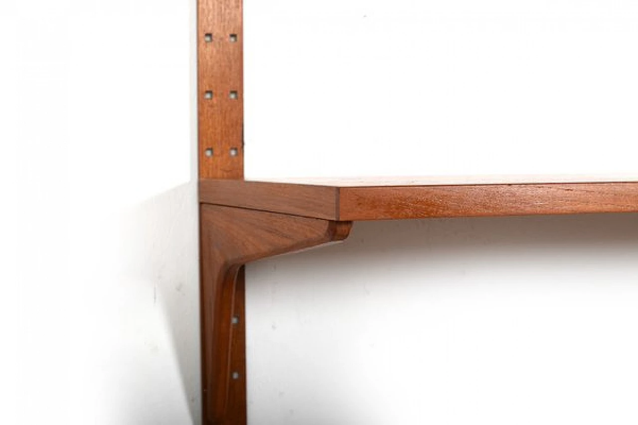 Teak hanging bookcase by Thygesen & Sørensen for HG Furniture, 1960s 5