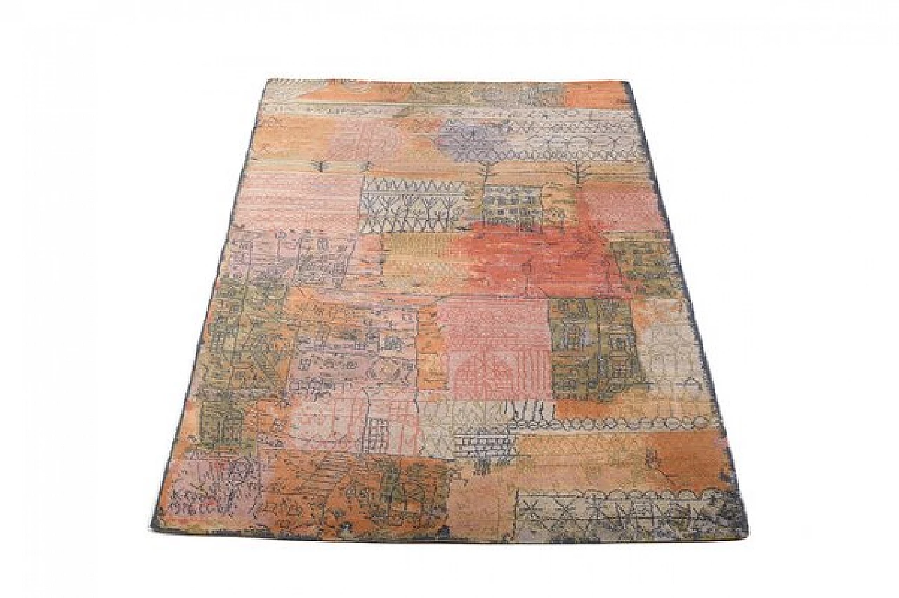 Florentinisches Villenviertel carpet in the style of Paul Klee by Ege Art Line, 1970s 1