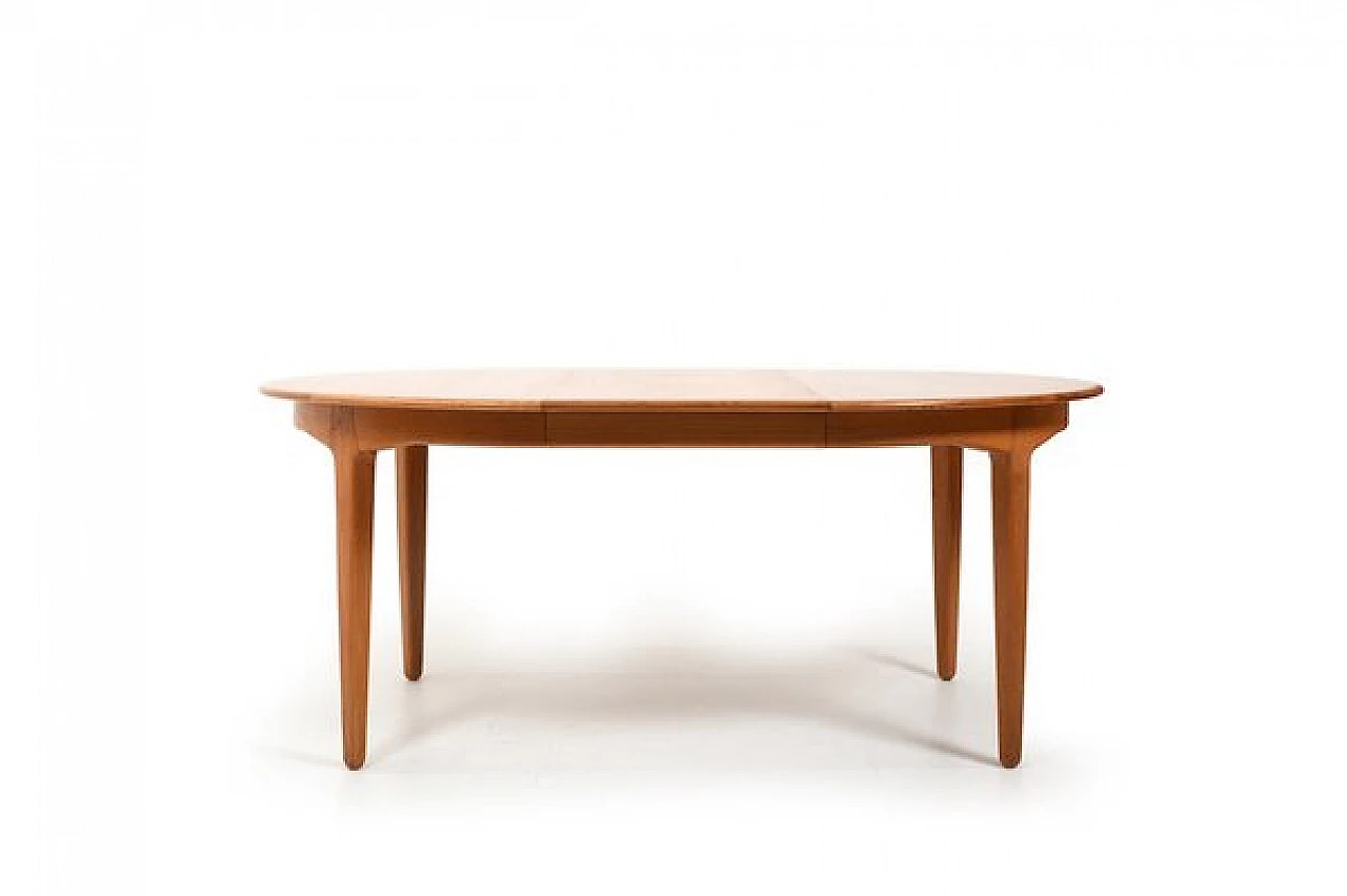 Oak dining table 62 by Henning Kjærnulf for Sorø Stolefabrik, 1960s 10