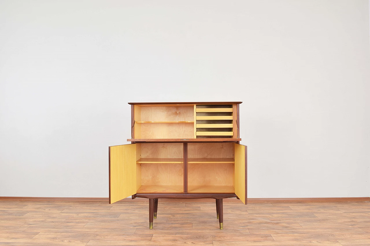 Mobiletto Mid-Century in teak norvegese, anni '60 2