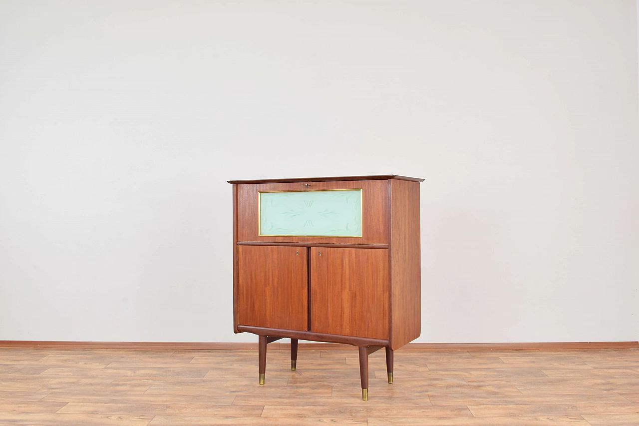 Mobiletto Mid-Century in teak norvegese, anni '60 4