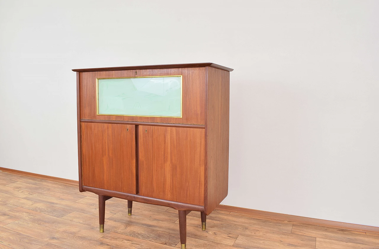 Mobiletto Mid-Century in teak norvegese, anni '60 8