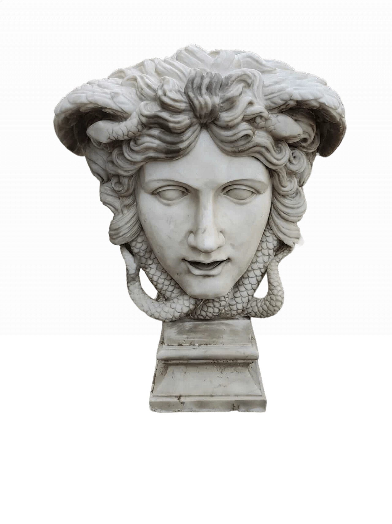 Statuary marble Medusa sculpture, 2000s 4