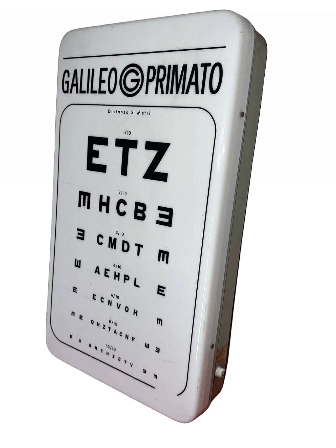 Lighted sign with Galileo Primato optometric table 8