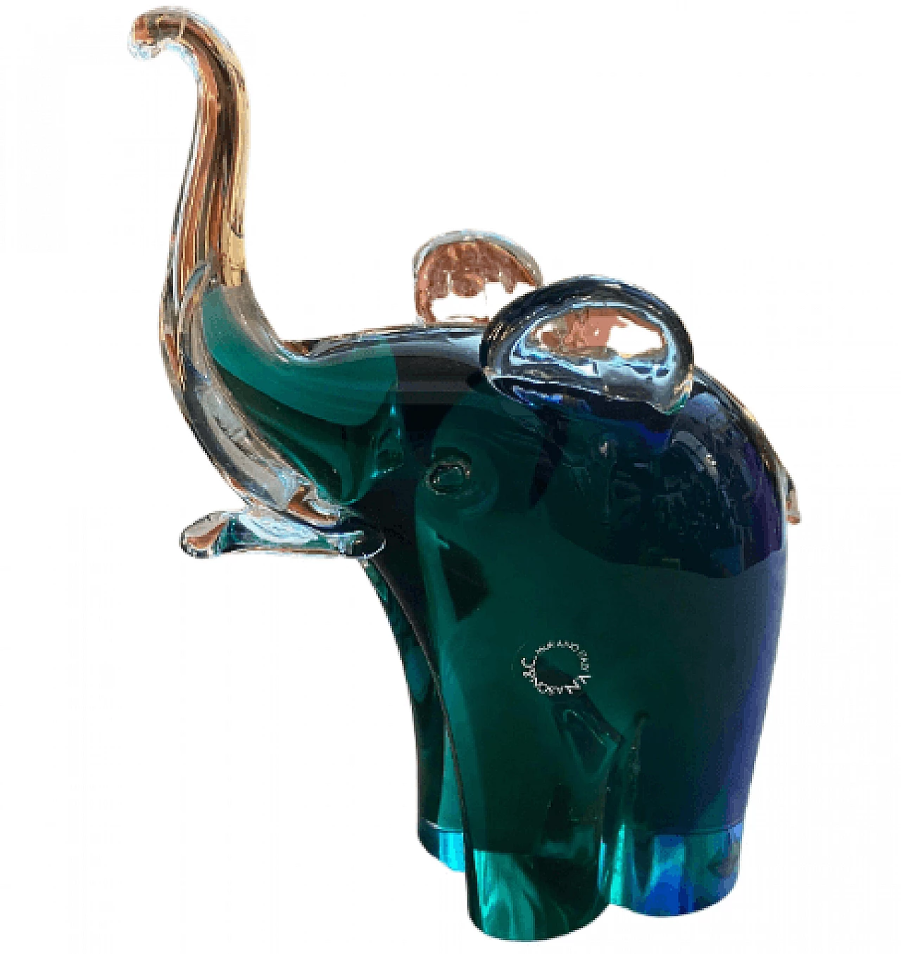 Murano glass elephant by Vincenzo Nason, 1980s 1