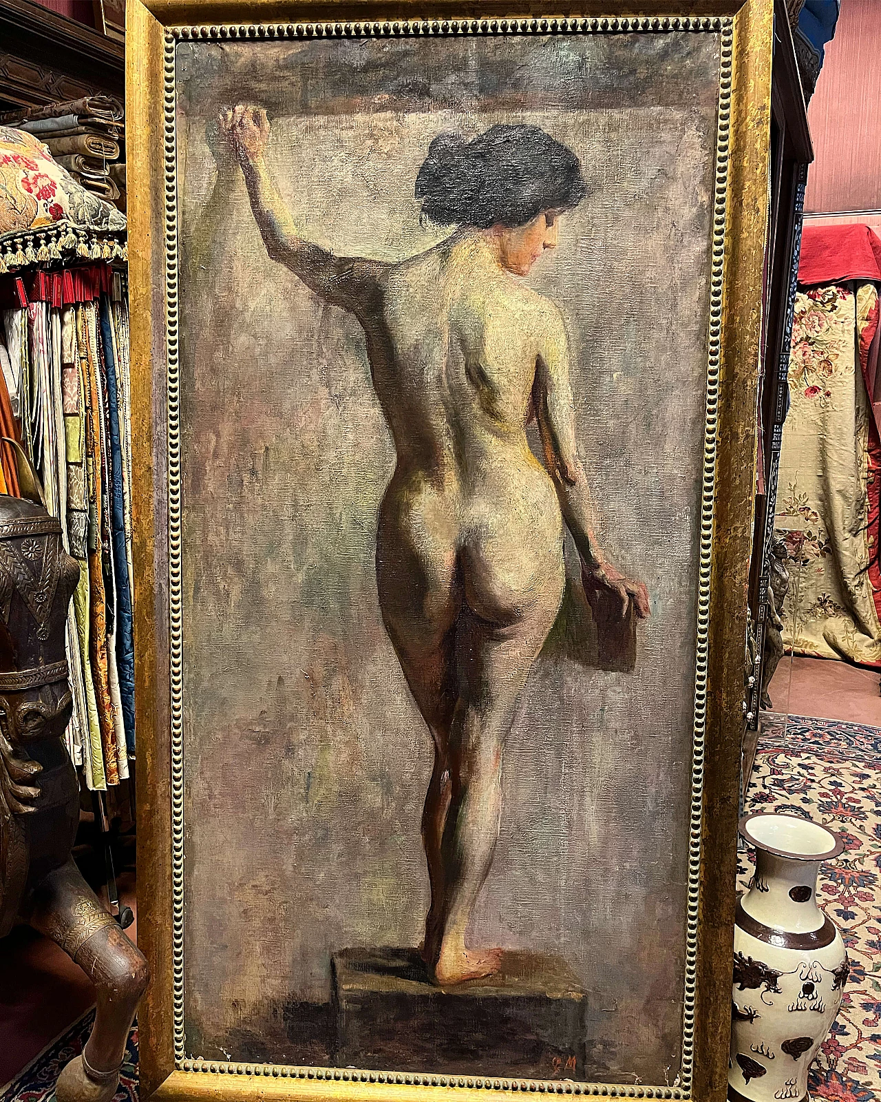 Female nude, painting, 1920s 5