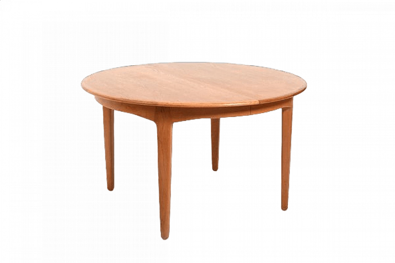 Oak dining table 62 by Henning Kjærnulf for Sorø Stolefabrik, 1960s 14