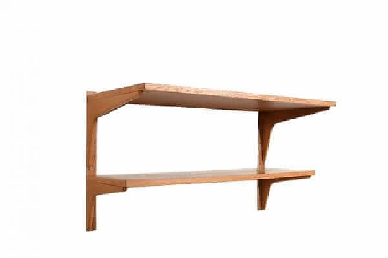 Oak bookcase by Thygesen & Sørensen for HG Furniture, 1960s 7