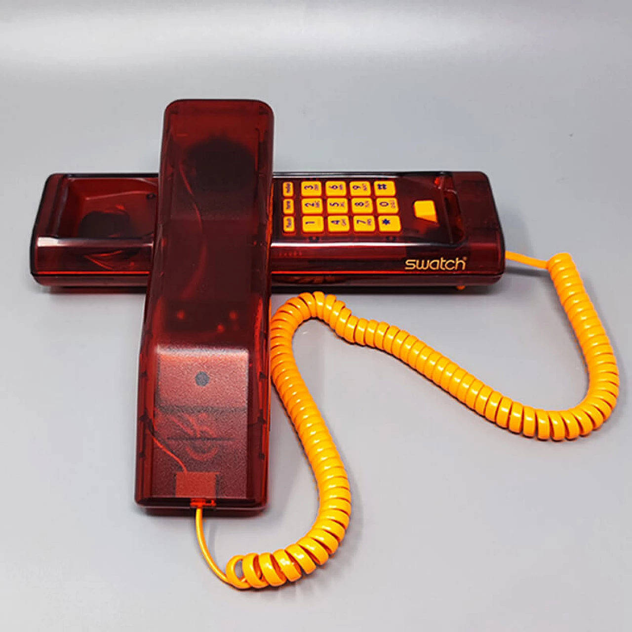 Telefono Swatch Twin Phone Deluxe rosso, anni '90 4