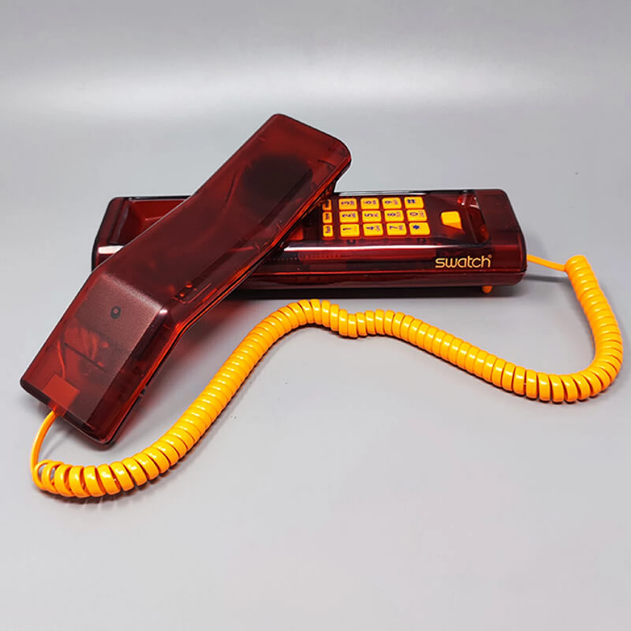 Telefono Swatch Twin Phone Deluxe rosso, anni '90 5