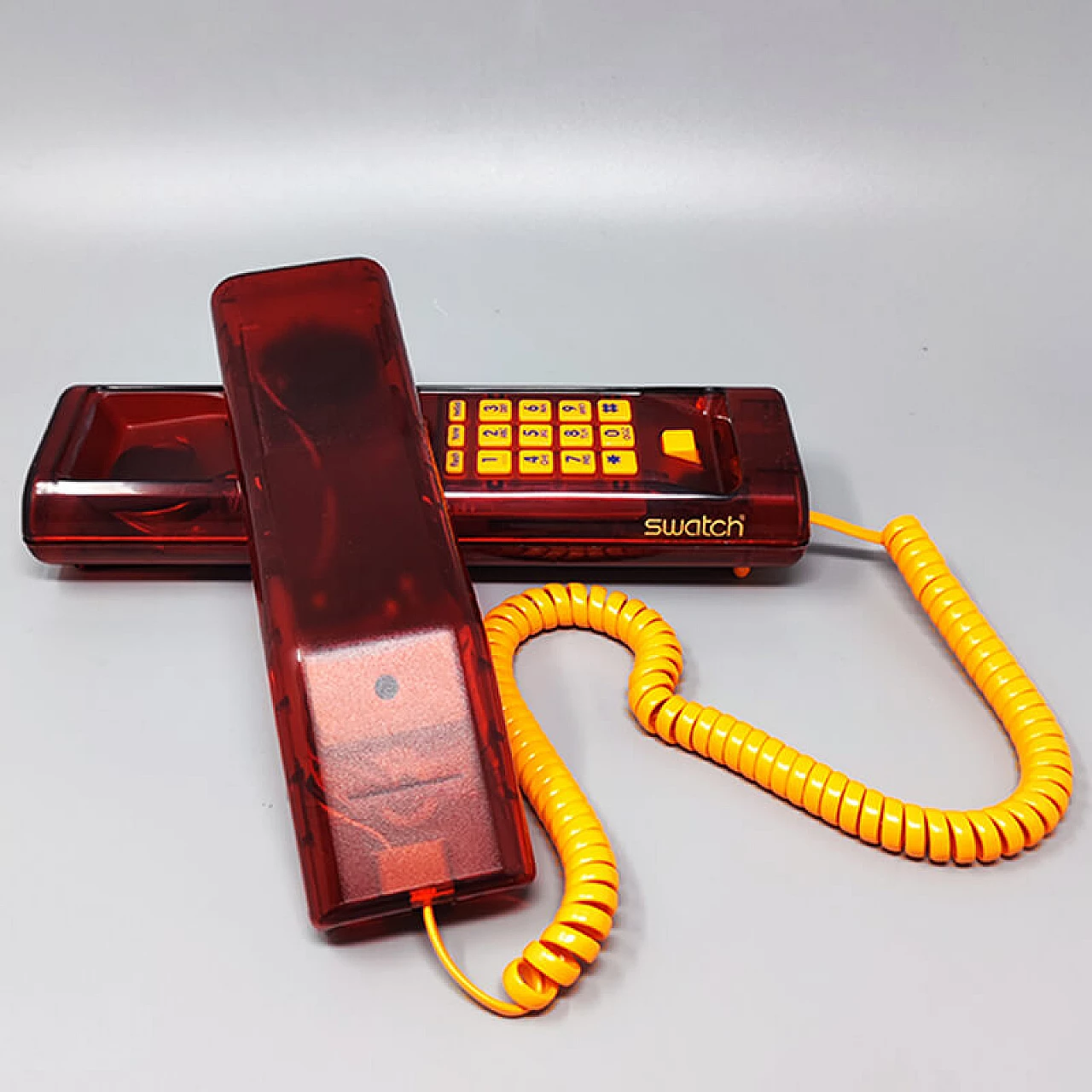 Telefono Swatch Twin Phone Deluxe rosso, anni '90 6