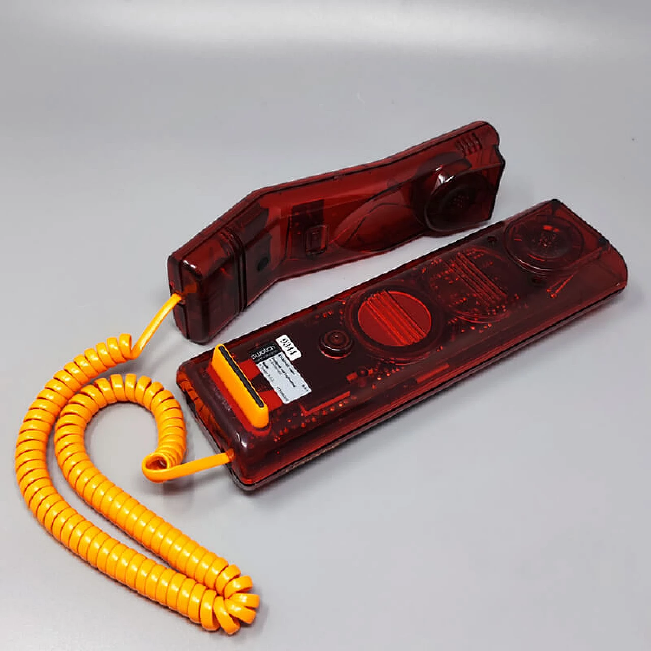 Telefono Swatch Twin Phone Deluxe rosso, anni '90 8