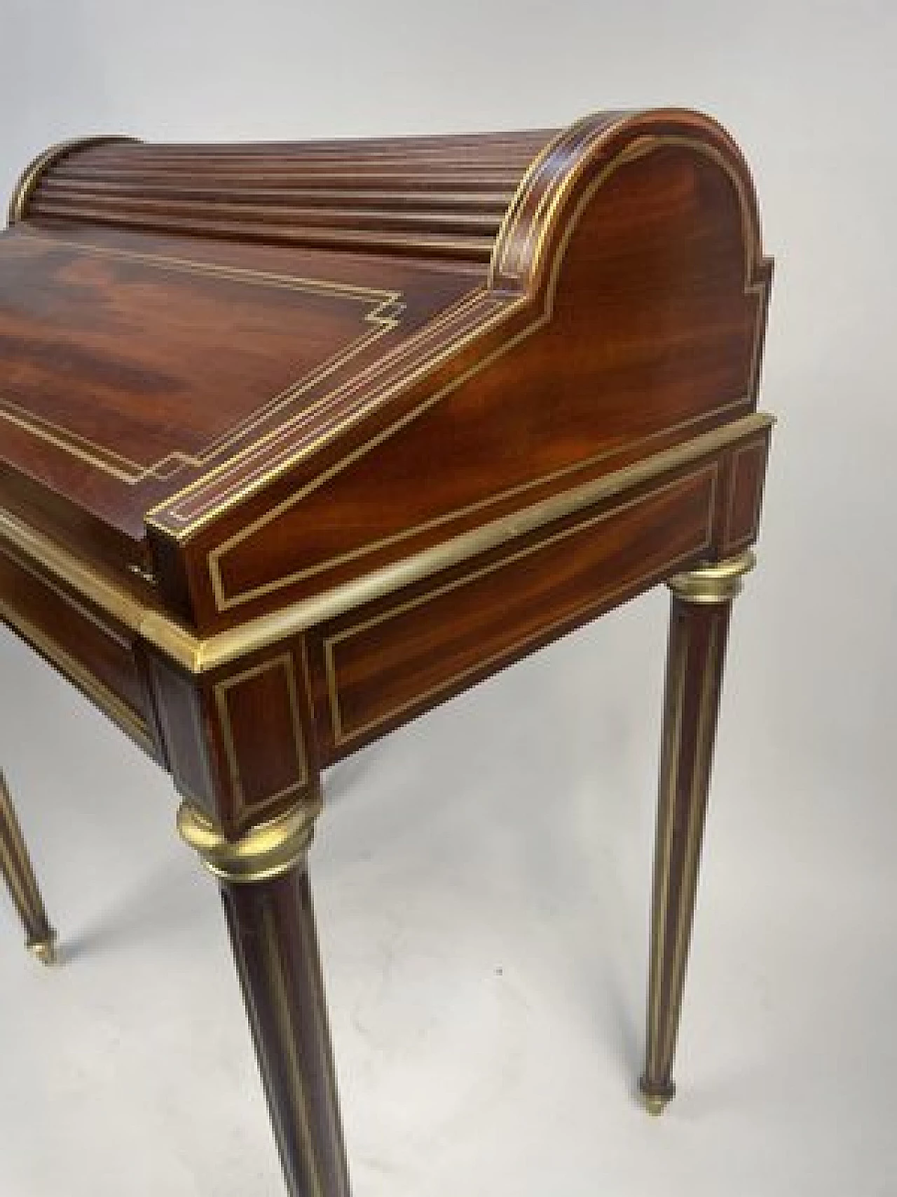 Napoleon III mahogany desk by Maison Krieger Paris, 19th century 16