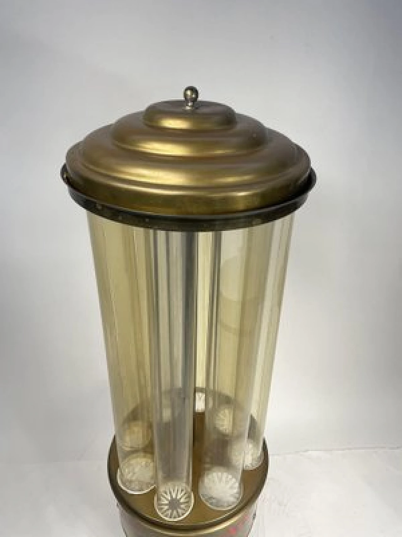 Brass ice cream cone dispenser, 1950s 3