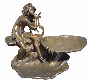 Art Deco bronze sculpture by A. De Raudery, 1930s