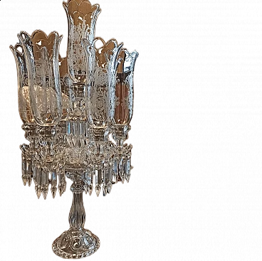 Seven-light crystal Baccarat, 1940s