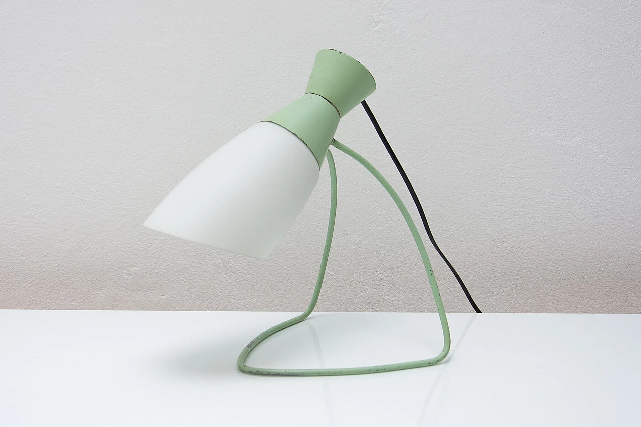 Desk lamp with arched structure by Josef Hurka for Napako, 1960s 2