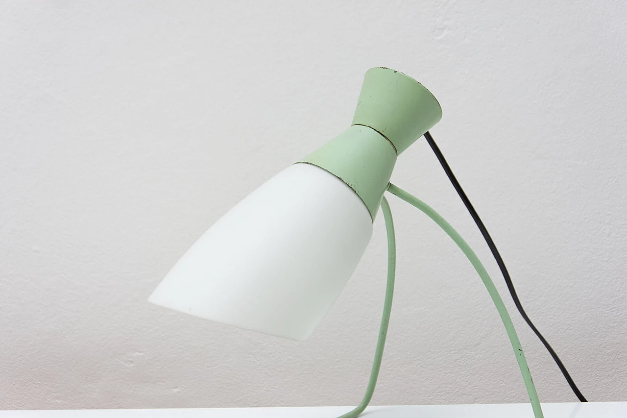 Desk lamp with arched structure by Josef Hurka for Napako, 1960s 3