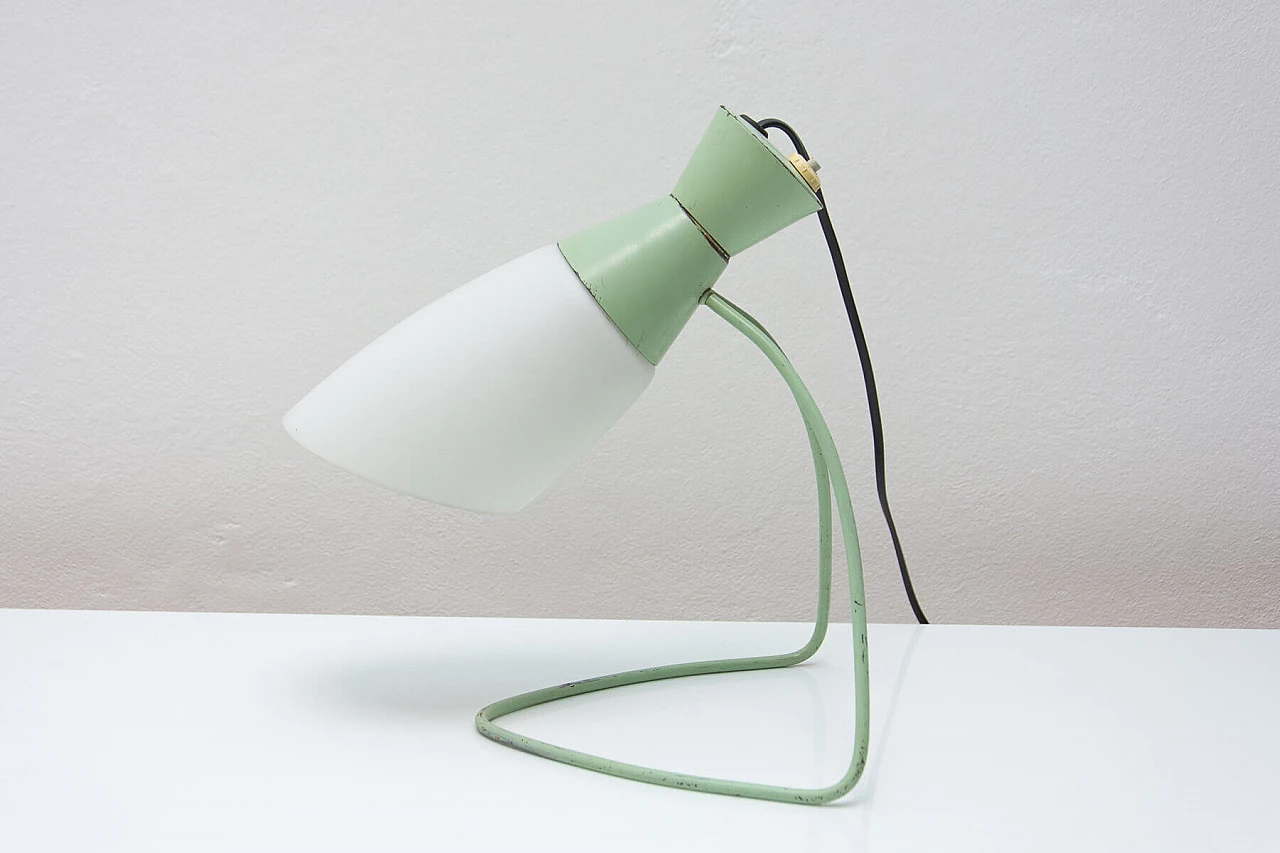 Desk lamp with arched structure by Josef Hurka for Napako, 1960s 4