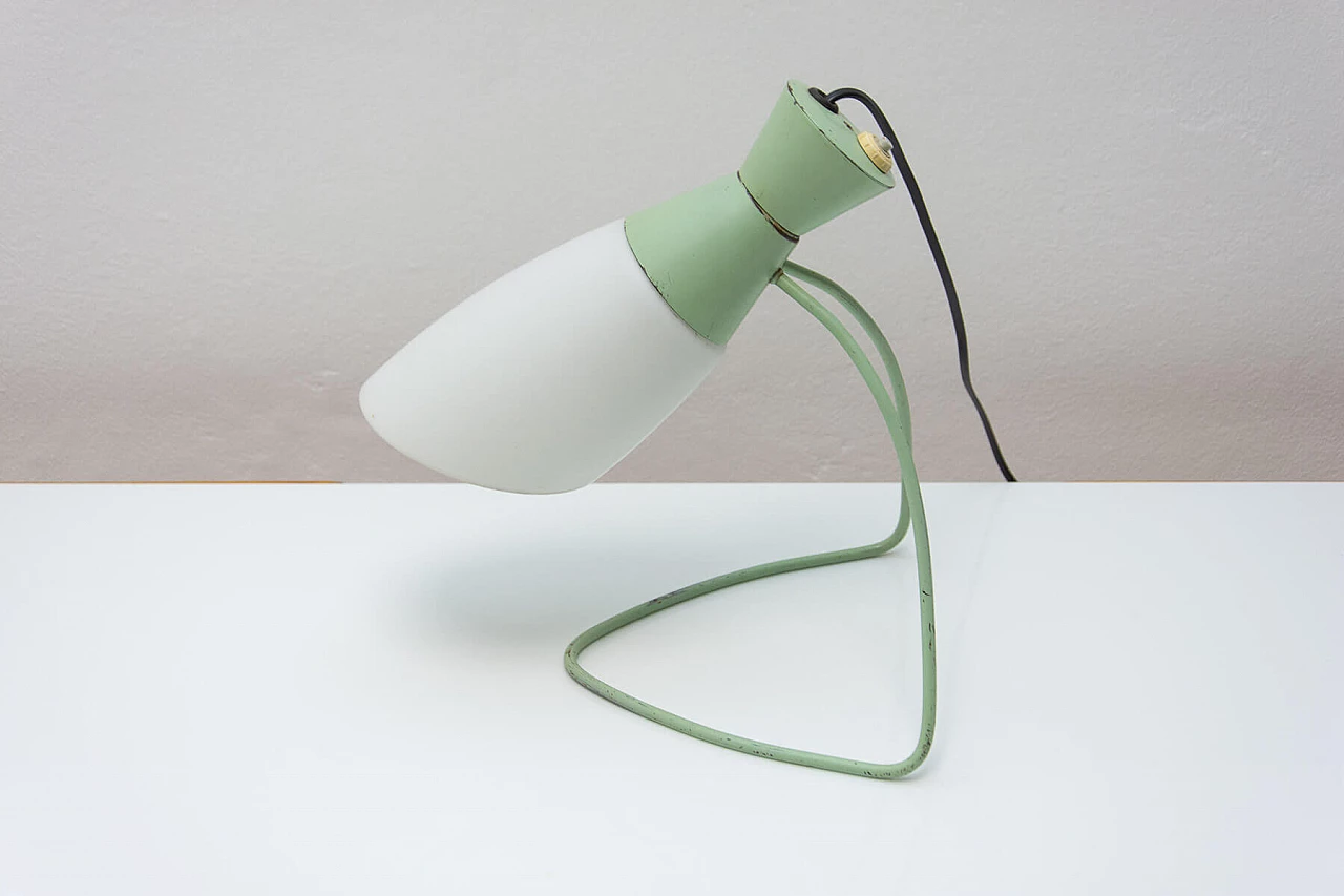 Desk lamp with arched structure by Josef Hurka for Napako, 1960s 5