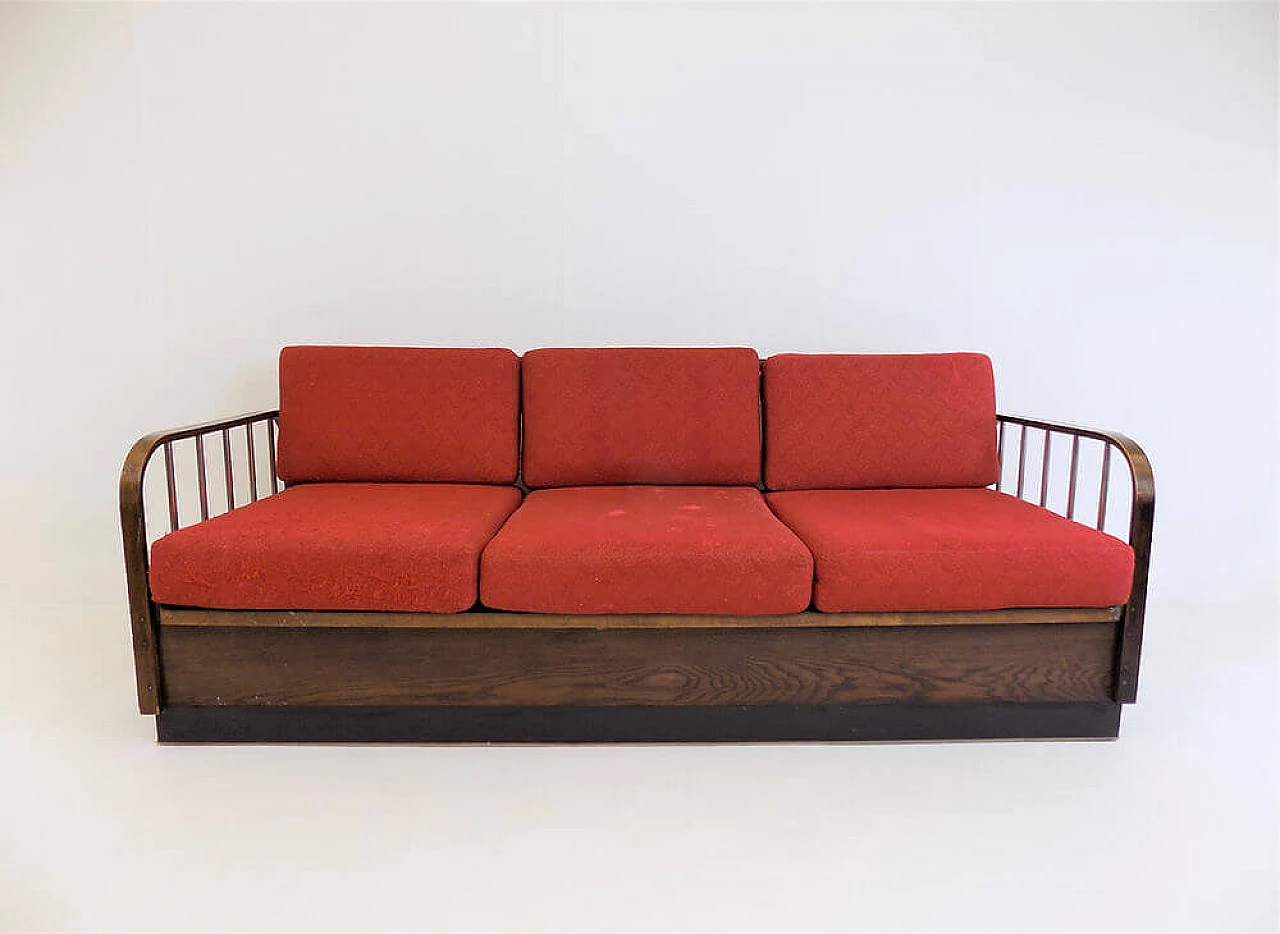 H-215 Bauhaus sofa by Jindrich Halabala for UP Zavody, 1930s 10