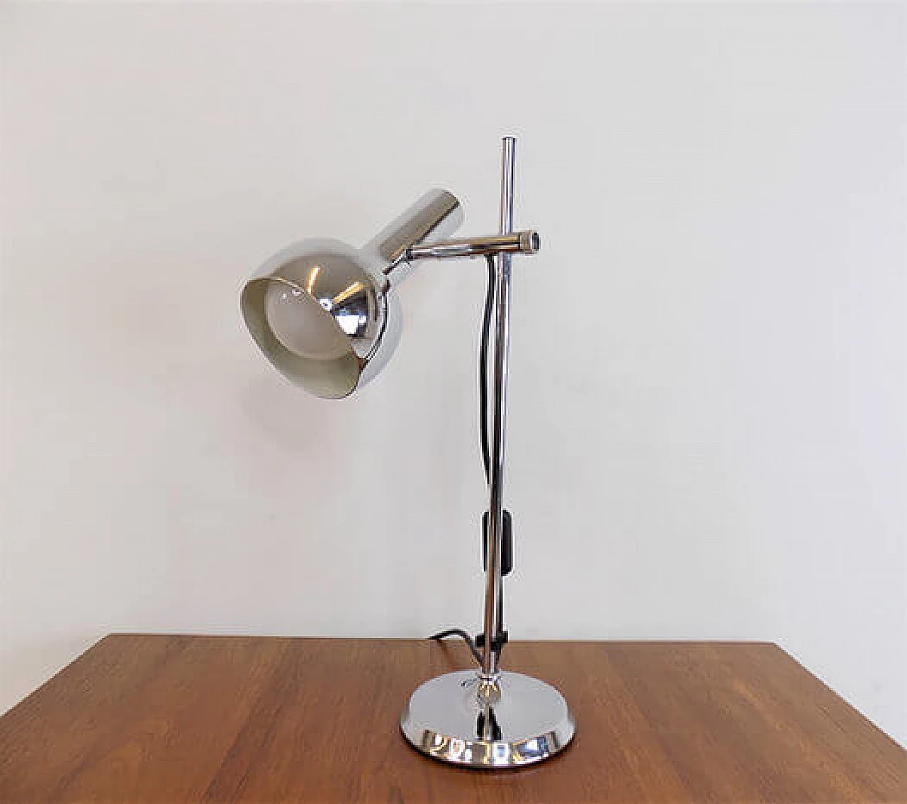 Adjustable metal table lamp by Leclaire & Schäfer, 1960s 1