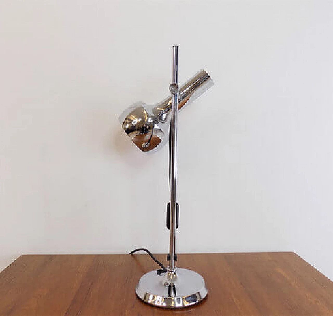 Adjustable metal table lamp by Leclaire & Schäfer, 1960s 3