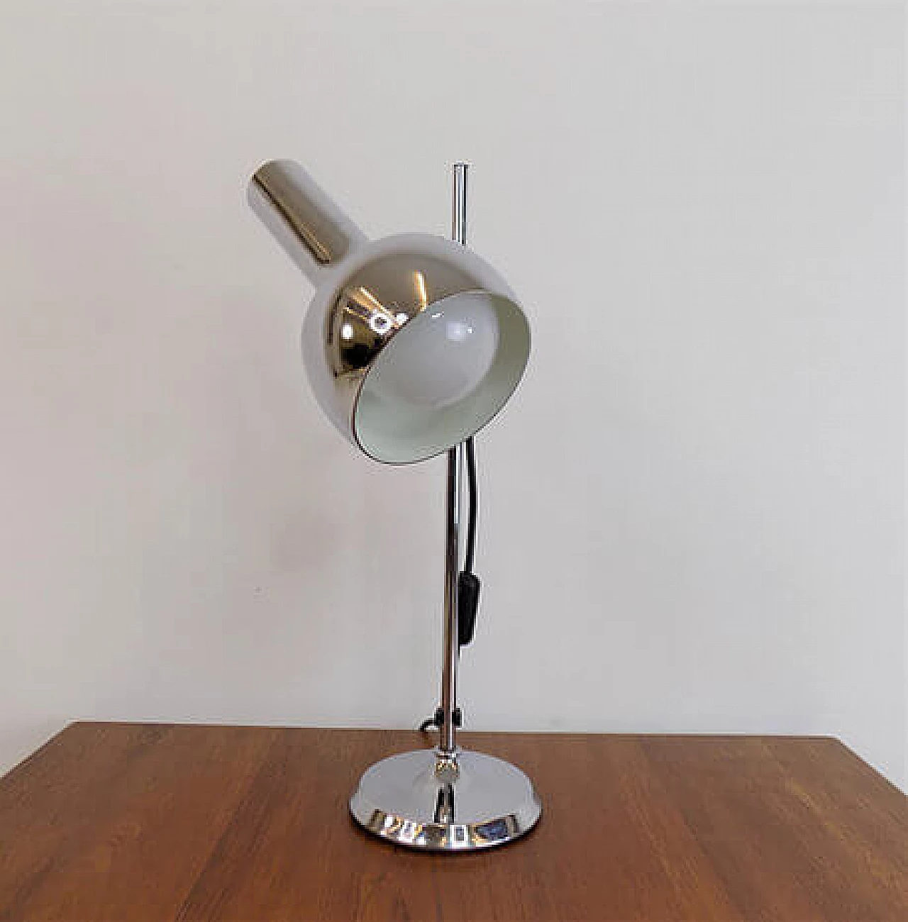 Adjustable metal table lamp by Leclaire & Schäfer, 1960s 4