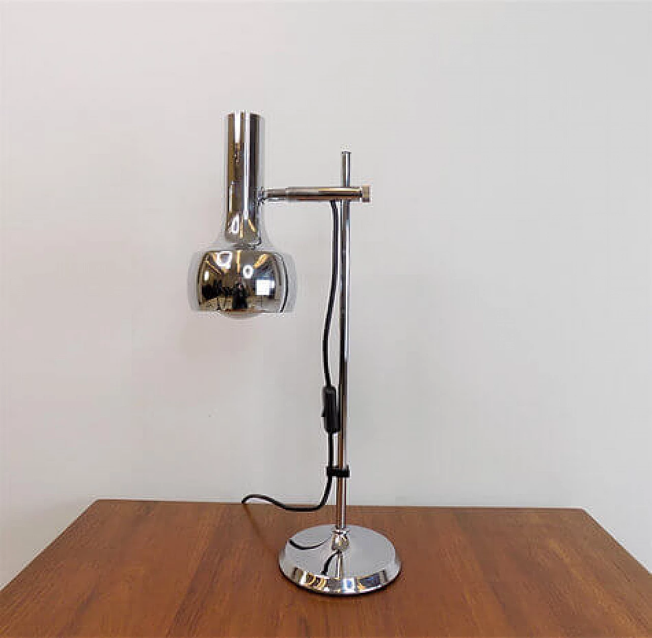 Adjustable metal table lamp by Leclaire & Schäfer, 1960s 6