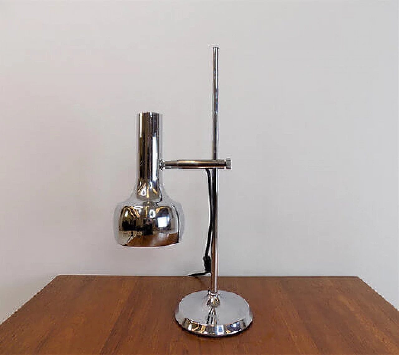 Adjustable metal table lamp by Leclaire & Schäfer, 1960s 9