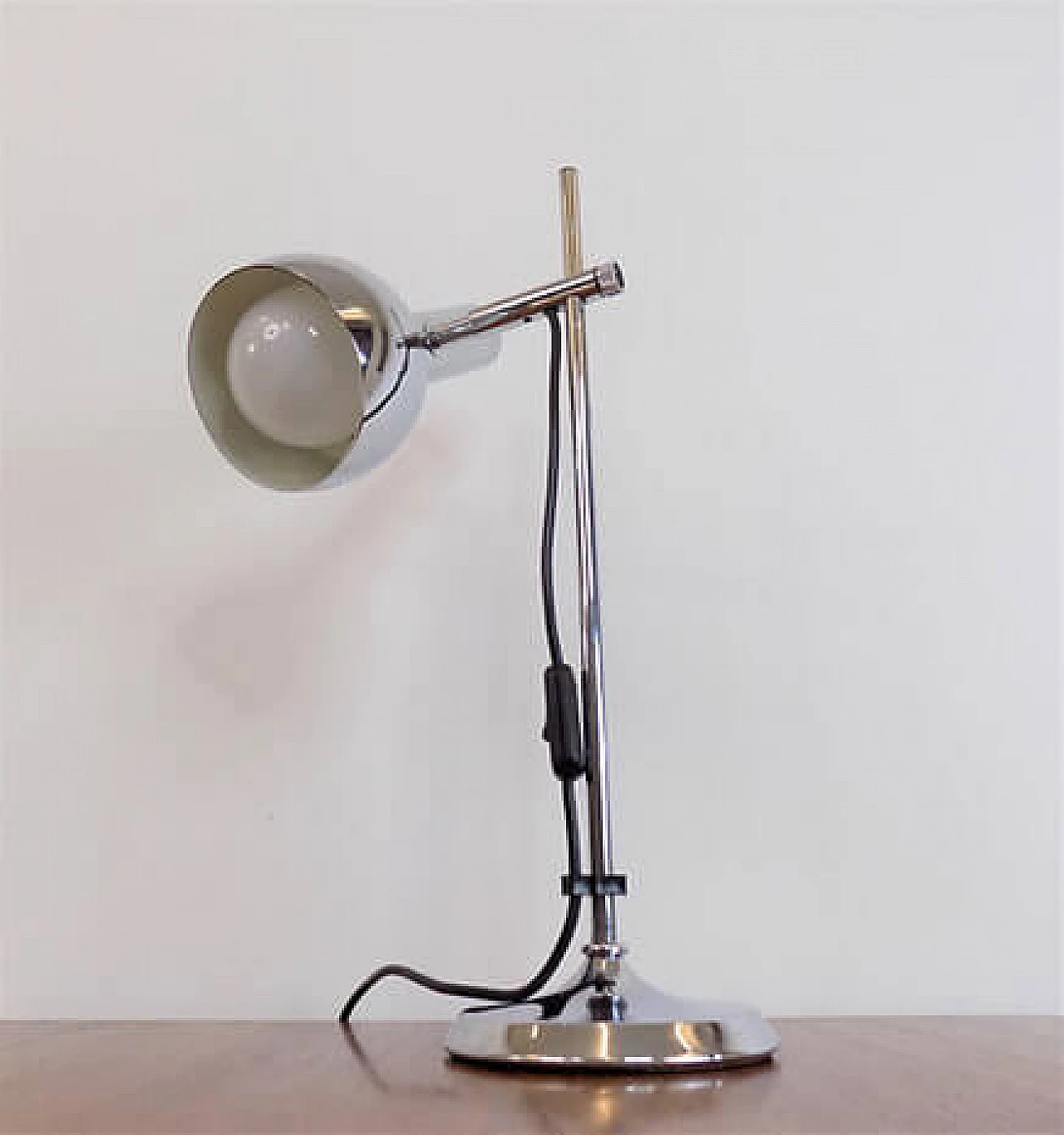 Adjustable metal table lamp by Leclaire & Schäfer, 1960s 12