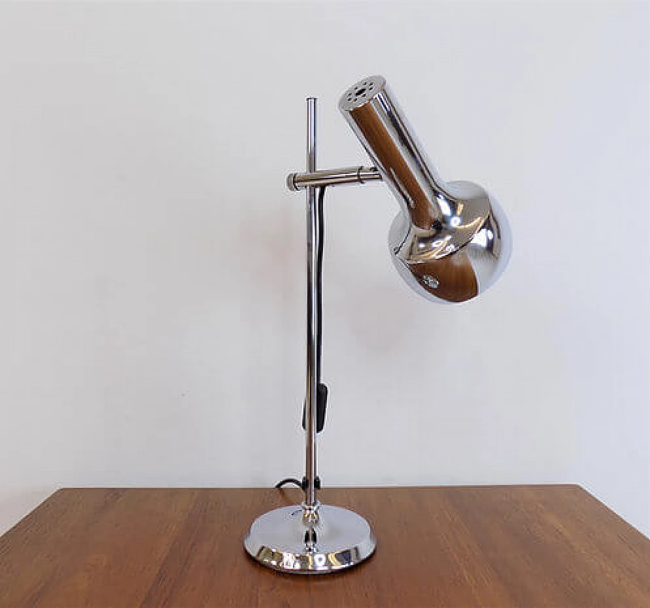 Adjustable metal table lamp by Leclaire & Schäfer, 1960s 13