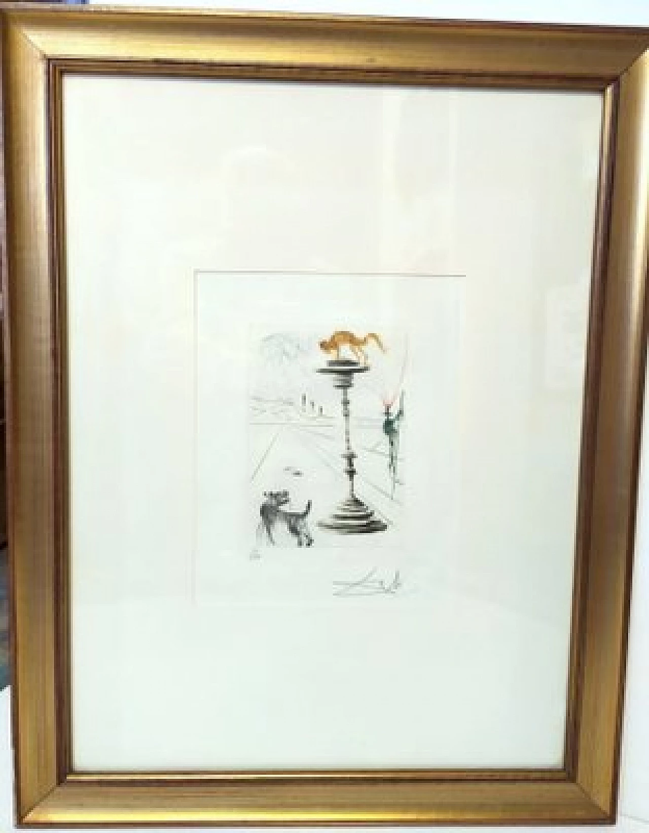 Salvador Dali, Composition, etching, 1971 2