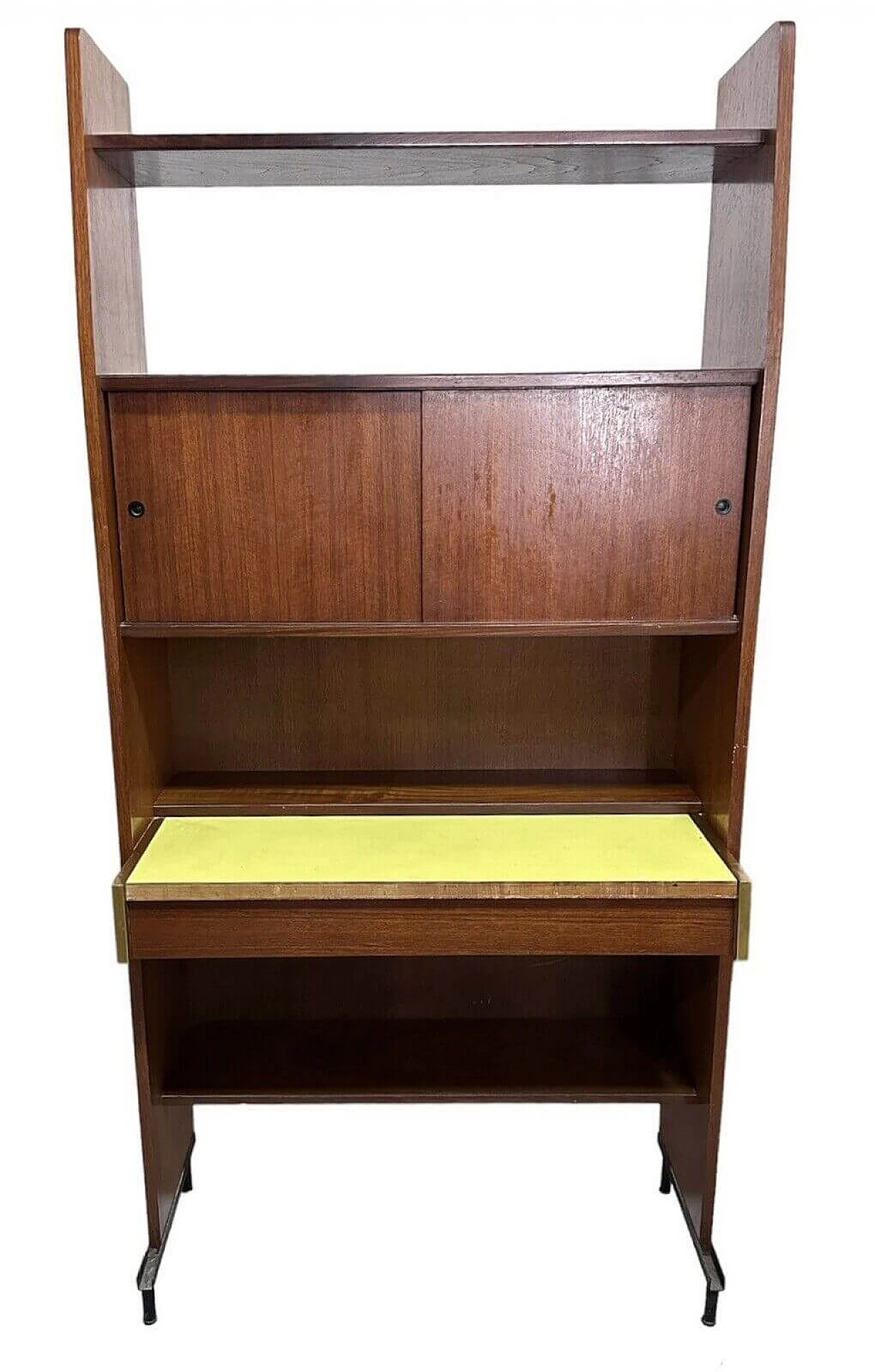 Mid Century bookcase with desk, 1950s 6