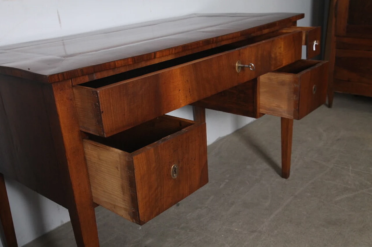 Louis Philippe walnut desk, mid-19th century 3