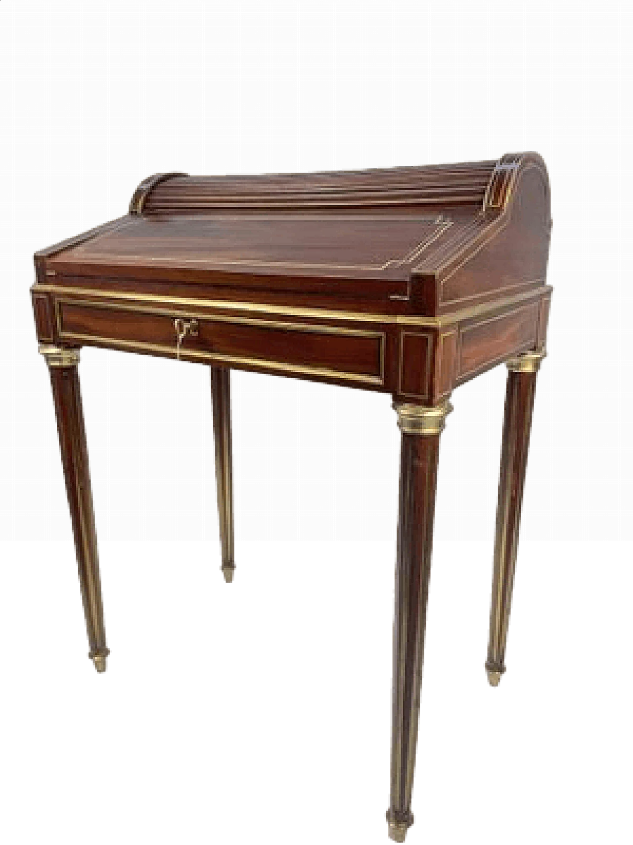 Napoleon III mahogany desk by Maison Krieger Paris, 19th century 34