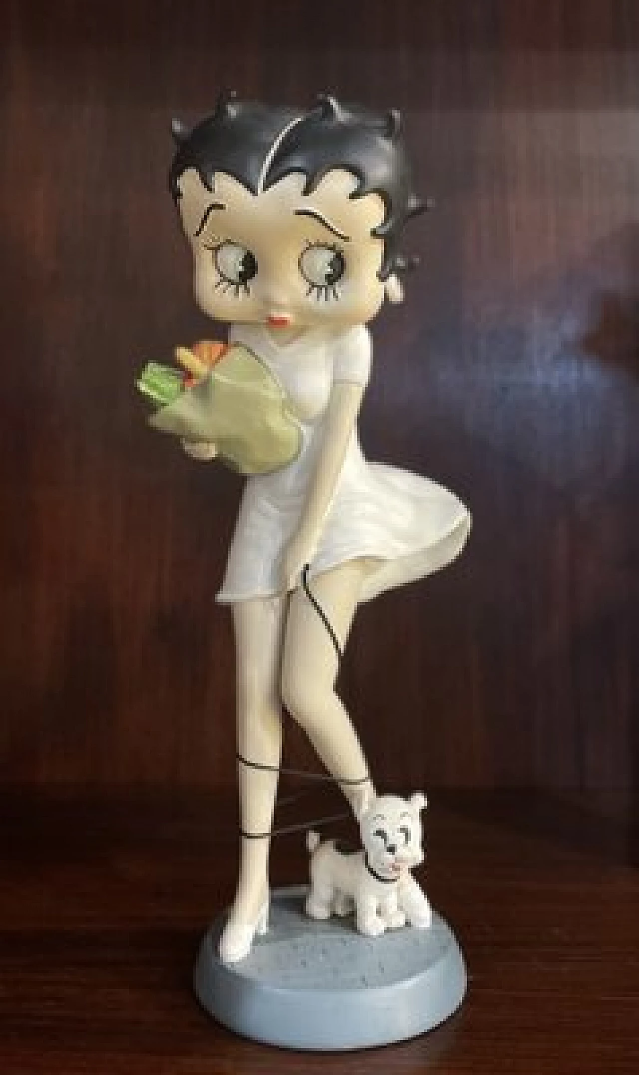 Statuetta da collezione Betty Boop con cagnolino di Fleischer Studios, 2007 1