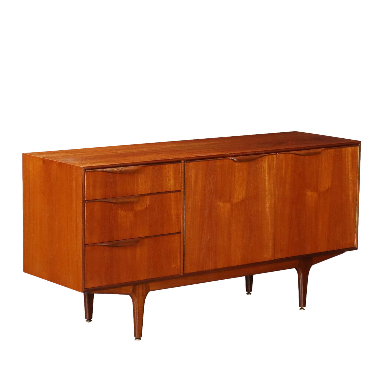 CREDENZA DESIGN MOBILE ANNI 70 SIDEBOARD VINTAGE LEGNO IMPIALLACCIATA  DISPENSA