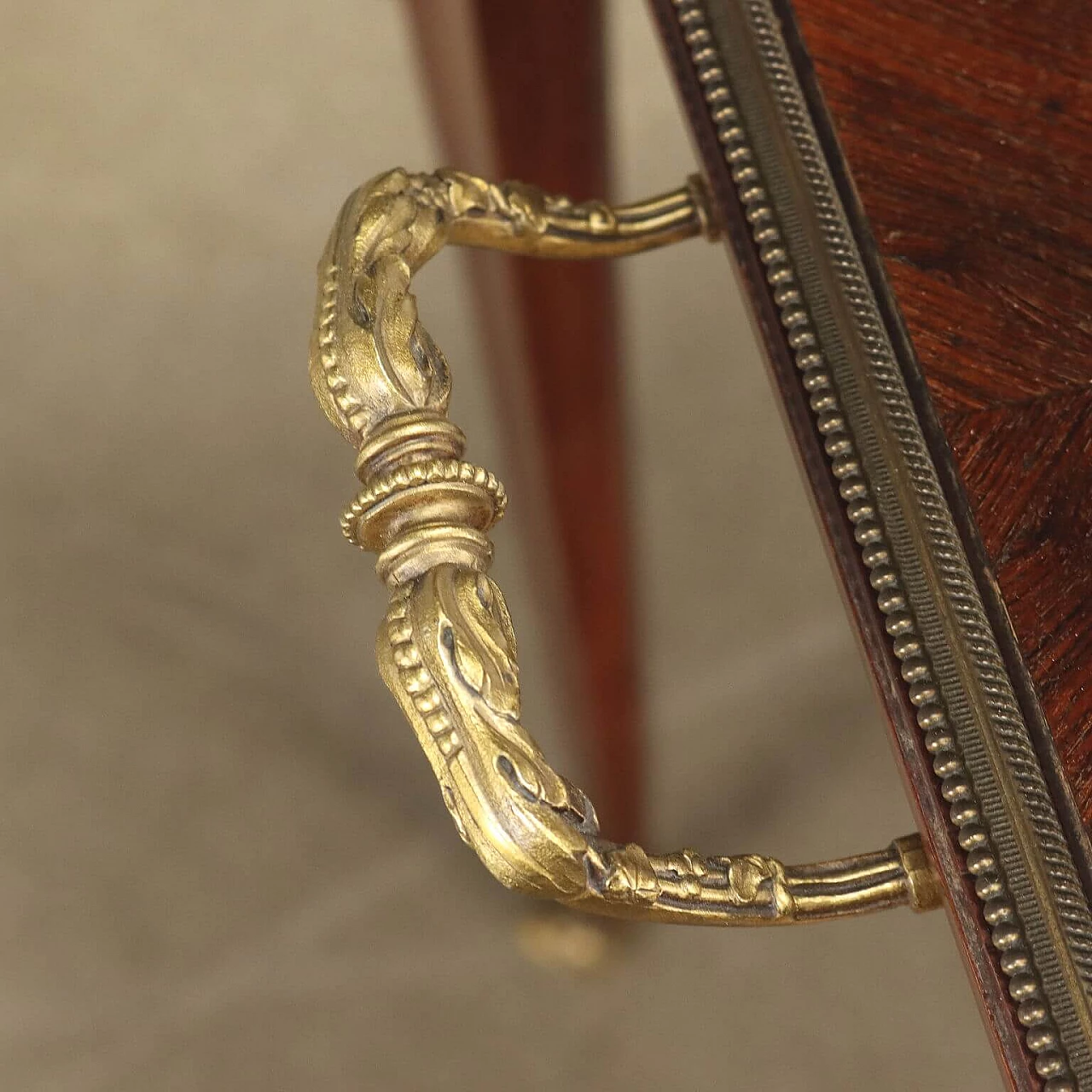 Napoleon III double-shelf coffee table with tray, late 19th century 11