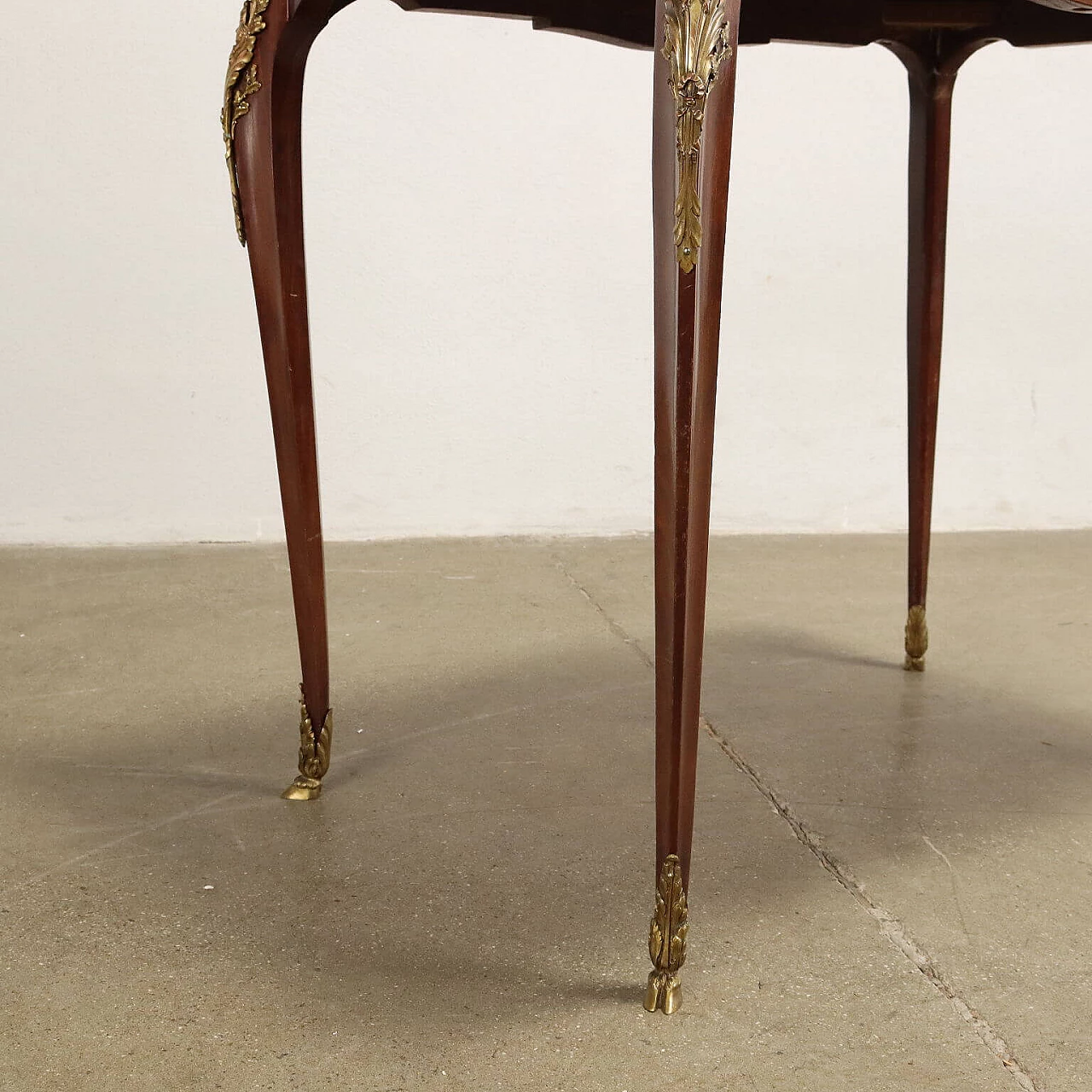 Napoleon III double-shelf coffee table with tray, late 19th century 13