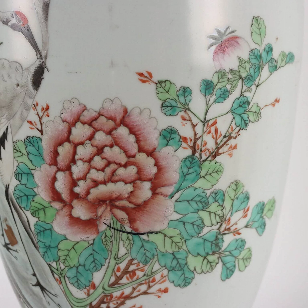 Qianjiang polychrome enamel porcelain baluster vase, 1920s 11