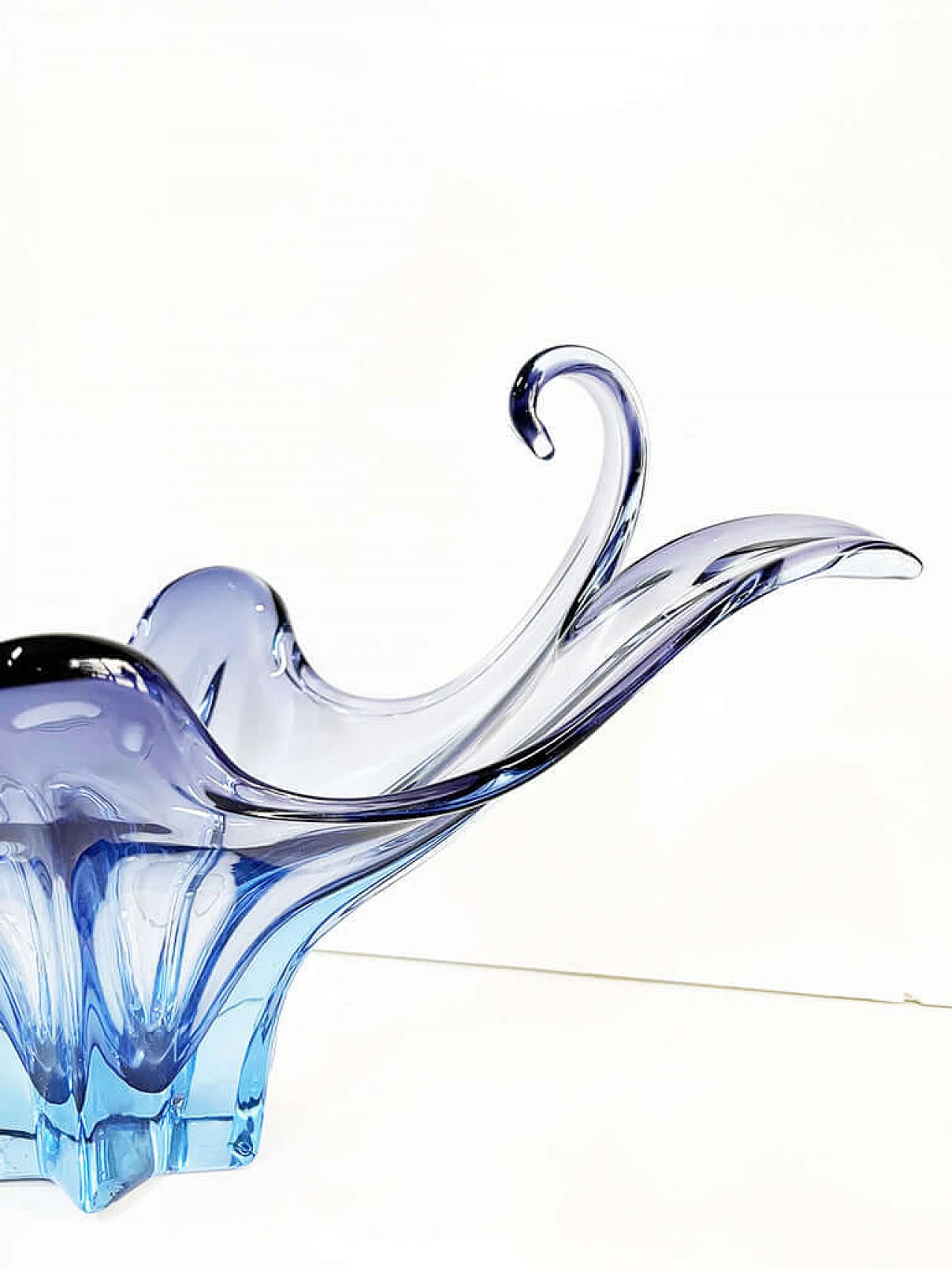 Blue Murano glass vase, 1960s 1