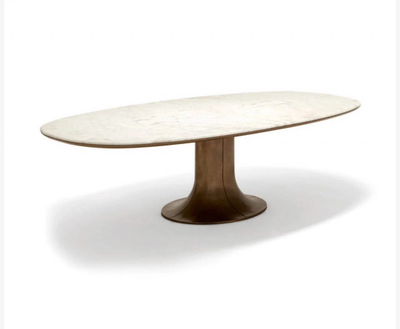 Mizar table in bronze and marble by Roberto Lazzeroni for Giorgetti, 2000s 9