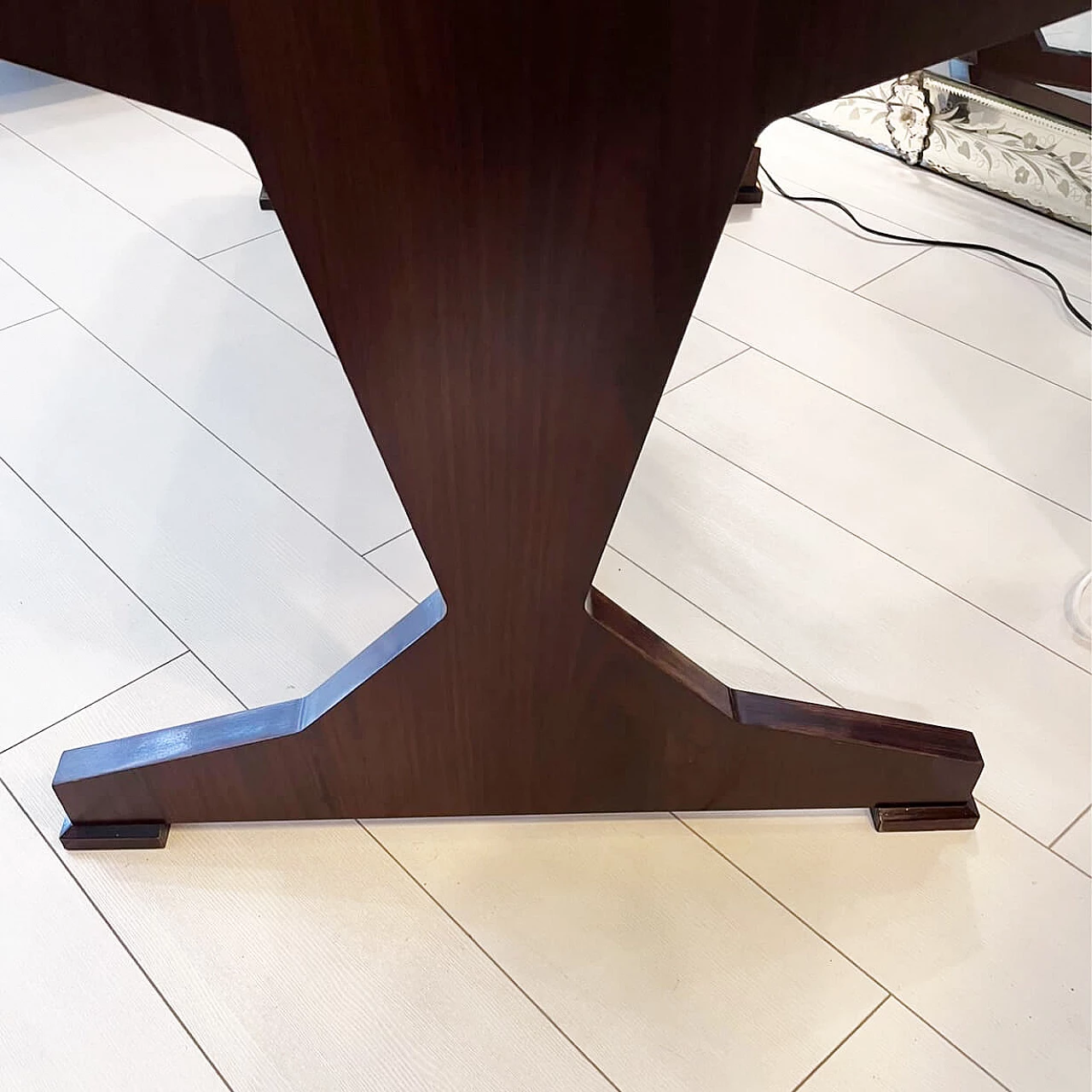 Rosewood desk with drawers, 1970s 4