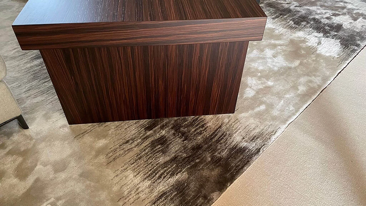 Pair of rosewood coffee tables, 2000s 8