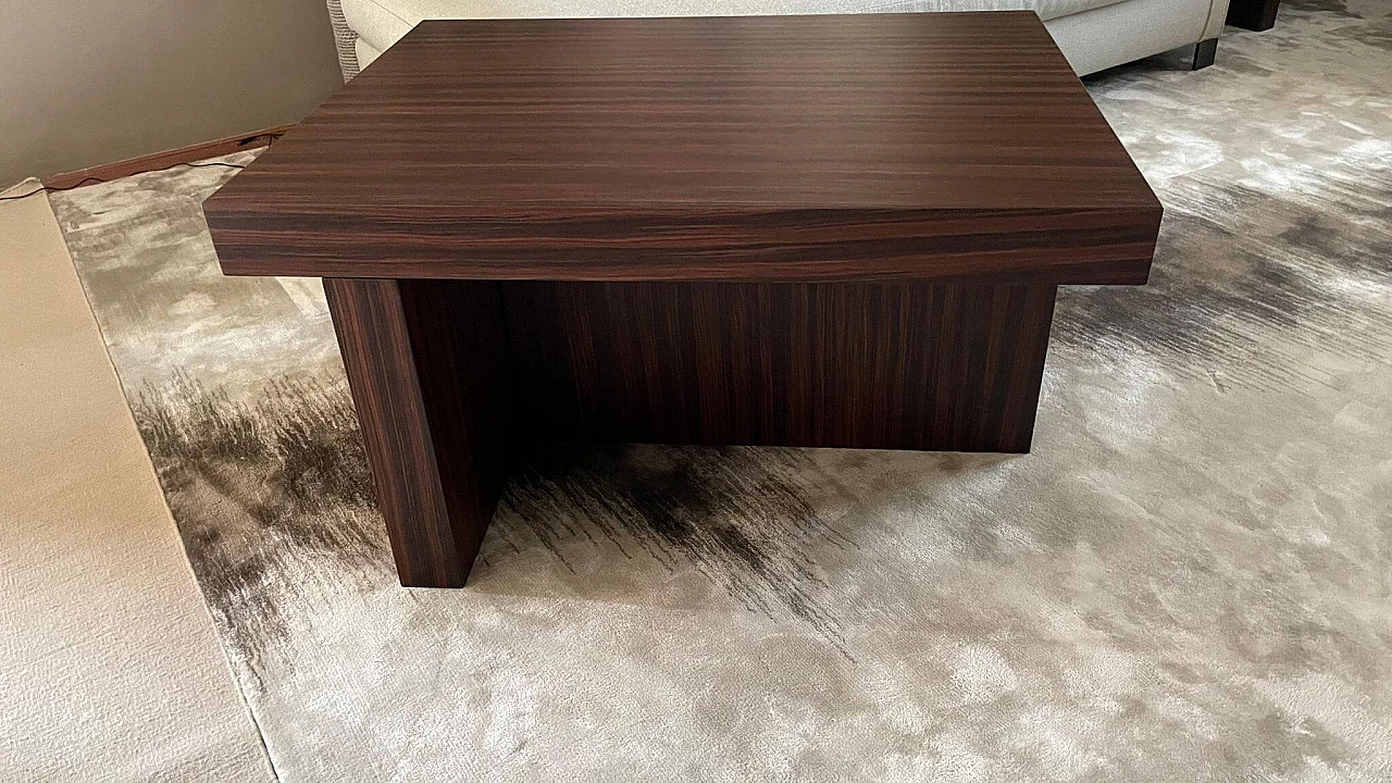 Pair of rosewood coffee tables, 2000s 9